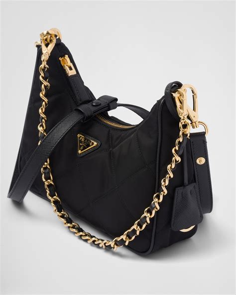 prada nylon hip bag|prada nylon bag re edition.